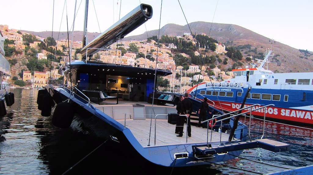 Super Yacht "Better Place" in Symi
